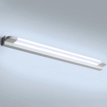 Imagem de Luminária de parede LED para banheiro, branca, com espelho frontal, IP44, para exibição de fotos, arandela de parede para hotel e restaurante, luminária de leitura moderna, à prova d'água, b