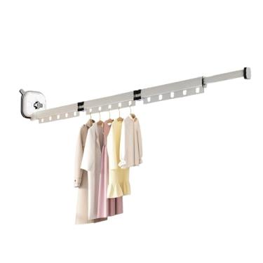 Imagem de Varal Dobrável,Gancho de Retrátil e Dobrável,Secador de Roupa - Para Varanda Hotel Dormitório Apartamento e Interior