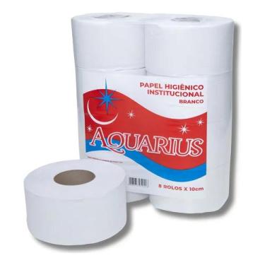 Imagem de Papel Higiênico Rolão Institucional Branco C/ 8 Rolos - Full - Isapel