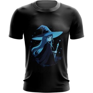 Imagem de Camiseta Dryfit Bruxa Halloween Azul Festa 3 - Kasubeck Store®, Baby L