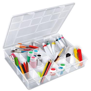 Imagem de Box Organizador GG para Grandes Volumes em Plástico Resistente com Design Empilhável pa...