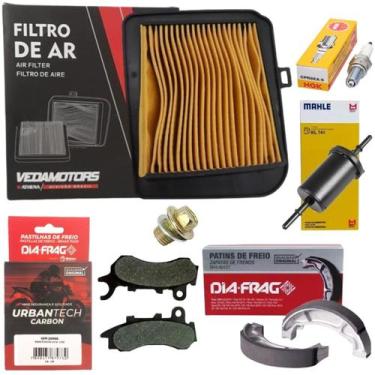 Imagem de Filtros, Lona, Pastilha, Vela, Bujão Titan 160 Fan 160 18 Á 24 - Vedam