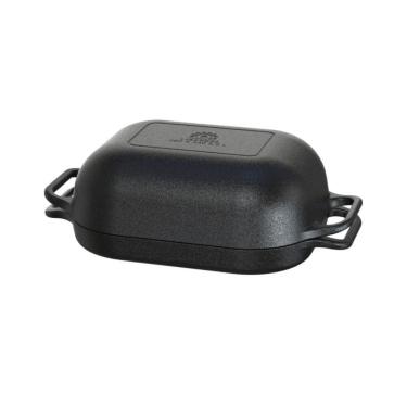 Imagem de Assadeira Tampa Ferro Multiuso Levain Pão Rosca 2em1 33x26cm