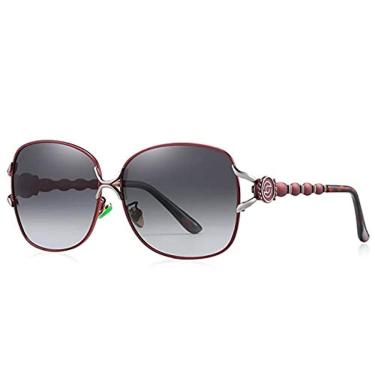 Imagem de Óculos de Sol Feminino BARCUR Estilo Borboleta design Luxuoso Polarizado Proteção uv400