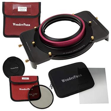 Imagem de Kit WonderPana FreeArc Essential CPL 0.6HE - Suporte de filtro de núcleo, tampa da lente, 66 suportes, filtros 0.6 Hard Edge Grad ND e 145mm CPL Compatível com lentes Rokinon/Samyang AF 14mm f/2.8 RF & FE