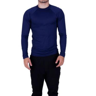 Imagem de Blusa Fitness Térmica Segunda Pele Proteção Solar Uv 50+ Masculina - B