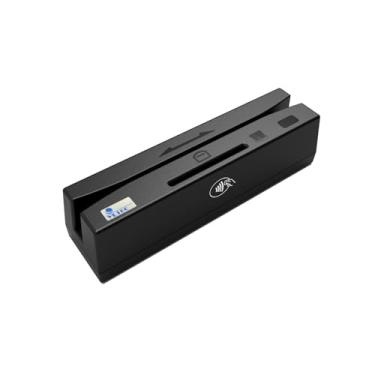 Imagem de Qicarwow Leitor de cartão magnético multifuncional USB 4 em 1 suporta leitura e gravação de cartões sem contato, cartões com chip, cartões PSAM apenas para profissionais, Plug and Play