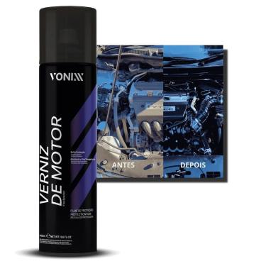 Imagem de Verniz De Motor Aerosol Vonixx Brilho E Proteção 400ml