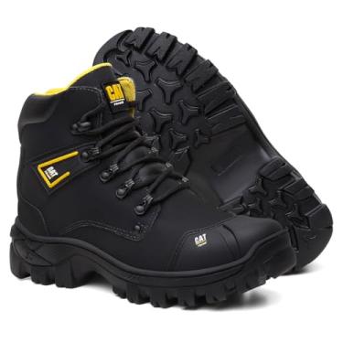 Imagem de Botina Coturno De Segurança Trabalho Epi Com C.a Original (Preta/Amarela, BR, Adulto, Numérico, 45)