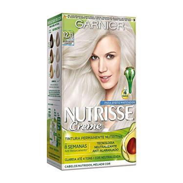 Imagem de Coloração Nutrisse Creme Louro Platinado Perfeito Nº12.11, Garnier, Cor 12.11