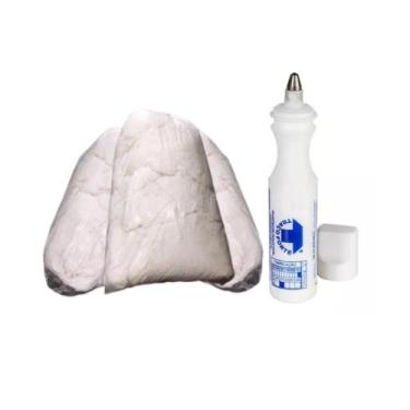 Imagem de 2Kg Estopa de Algodão & Marcador Industrial - Trigel, Branco