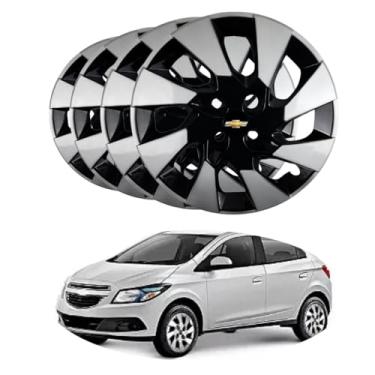 Imagem de Jogo 4 Calotas Onix Prisma 2014 2015 2016 Aro 15