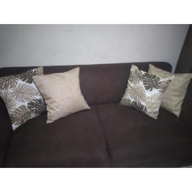 Imagem de 4 Capas Almofadas Lindas Decorativas Sala Sofá Ziper Oculto - Fr Enxov