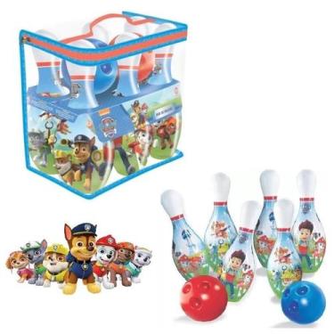 Imagem de Jogo De Boliche Infantil Patrulha Canina Licenciado - 2481 - Lider Bri