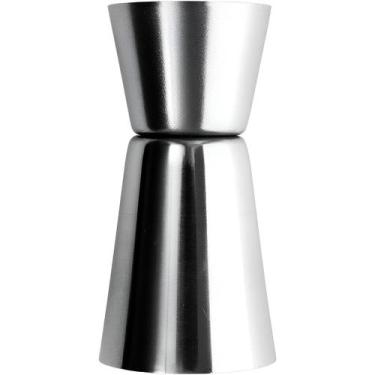 Imagem de Dosador Duplo 25ml 50ml Inox para Bebidas Bartenders - ShopMix