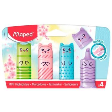 Imagem de Marca Texto Mini Cute Pastel com 4 Cores - Maped