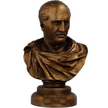 Imagem de Busto Marco Túlio Cícero Cônsul de Roma (Cor Cobre Antigo)