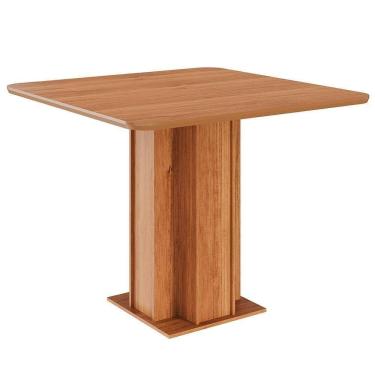 Imagem de Mesa De Jantar Quadrada Sophia 95x95 Cinamomo Com Tampo Em Mdf - Cimol Móveis Cinamomo