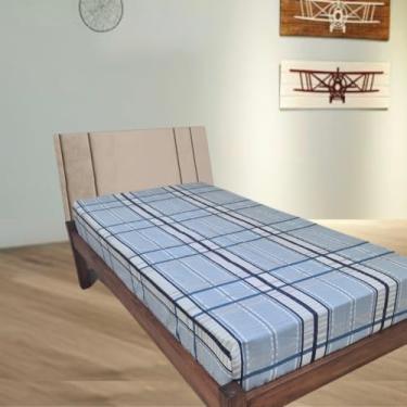 Imagem de Lençol Avulso Com Elástico Solteiro Viúva Cama Box 1,00 X 2,00 X 0,40 De Altura 150 Fios -DES-50214-COR-V53F