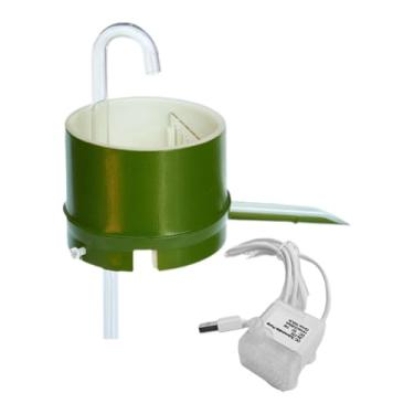 Imagem de Stgfyxgs Filtro externo para aquário de peixes de 3-8 mm para circulação de oxigenação pastoral, criativo, pequeno, em formato de bambu, para pendurar no, com Bomba Usb