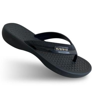 Imagem de Sandália Feminina Tamanco Baixo Azaleia Mel Chinelo Ato 19147, 19147 p