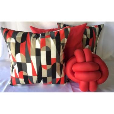 Imagem de Kit 3 Capas de Almofadas Decorativas + Almofada Nozinho(24)