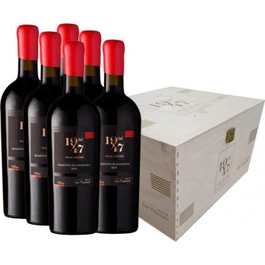 Imagem de Kit Vinho Dal 1947 Primitivo Di Manduria 750ml - Caixa com 6 Unidades