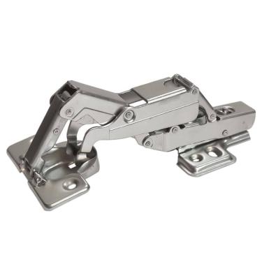 Imagem de Dobradiça Reta 165 Graus Caneco 35Mm Com Amortecedor 1 Un