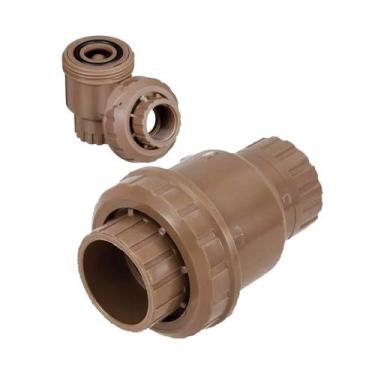 Imagem de Válvula De Retenção Soldável 25mm PVC Marrom - Higiban