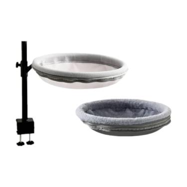 Imagem de FashionCha Cama para Mesa de Gato, Moderna, Resistente a Arranhões, Removível, com Capa Lavável, para Mesa Lateral de Escritório
