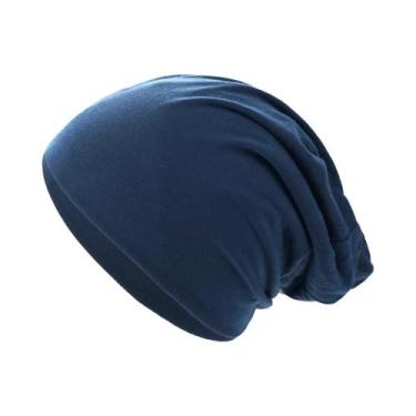 Imagem de Gorro De Crochê De Cor Sólida Para Homens E Mulheres, Estilo Hip-hop P