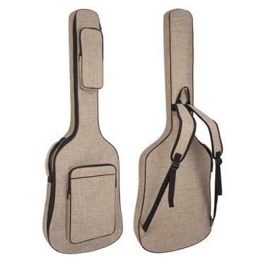 Imagem de Bolsa para baixo LETSROCK impermeável com acolchoamento grosso cáqui