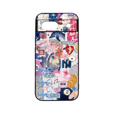 Imagem de qizjio Colagem moderna capa de telefone à prova de choque coquete estética capa de telefone para Google Pixel 8A