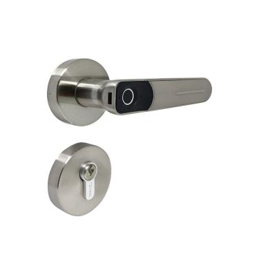 Imagem de Fechadura Digital com Biometria SL135 Prata Papaiz