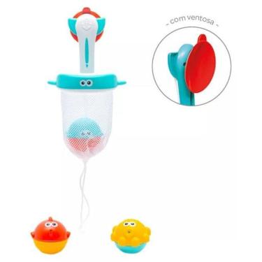 Imagem de Brinquedo Cestinha De Banho Crianças Com 3 Animais