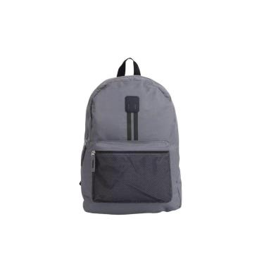 Imagem de Mochila Escolar Clio Juvenil Backpack MF2180  - Preto e Cinza-Masculino