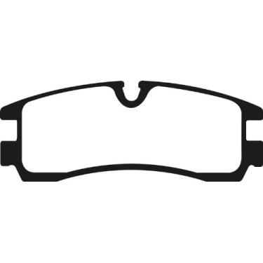 Imagem de EBC Brakes Pastilhas de freio esportivas DP21621/2 Greenstuff Série 2000