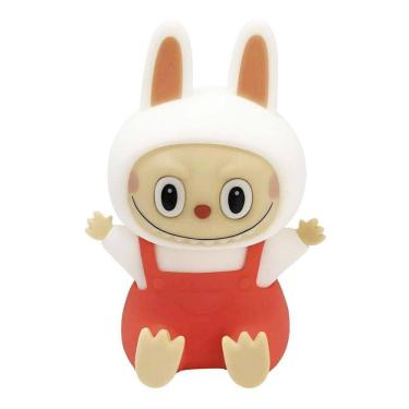 Imagem de Luminária Labubu Abajur Silicone Rgb Recarregável Vermelho