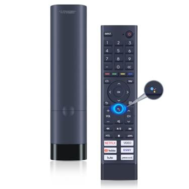 Imagem de Controle remoto de voz universal ERF3J80H para todos os Hisense 4K UHD Android Smart TV A6G U6G Série 75A6G 70A6G 65A6G 60A6G 55A6G 50A6G 43A6G 55U68G 50U6G 65U6G 75U6G 50U6G 50U6G 75U68 G