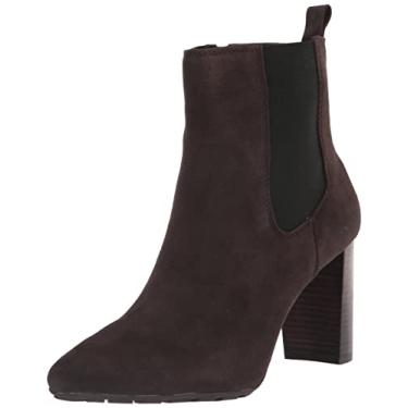 Imagem de Blondo Bota feminina impermeável Kamila Fashion, Camurça chocolate, 35