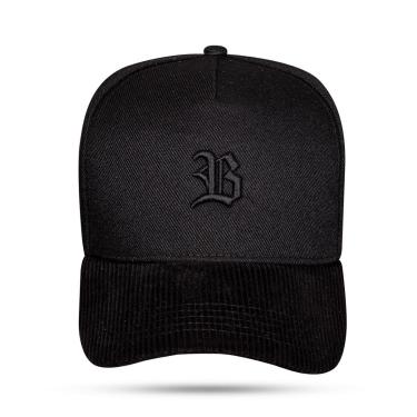Imagem de Boné Blck Brasil Snapback Aba Curva Logo B Básico Bordado-Masculino