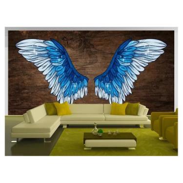 Imagem de Papel De Parede 3D Arte Asas Selfie Insta Cores 3,5M Tra241 - Você Dec