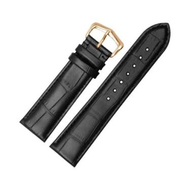 Imagem de Pulseira De Couro Para Relógio Série Turtle TNK Interface Plana 12-24m