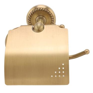 Imagem de Domary Montado na Parede Antigo Torção Padrão Suporte de Toalha de Banheiro Rack Tecido Sob o Armário