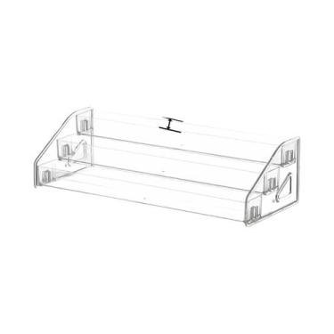 Imagem de Prateleira Escada Transparente Multifuncional Em Acrílico Para Armazen