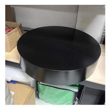 Imagem de Suporte de pedestal redondo para exibição, plataforma cilíndrica para exibição de loja de noivas, base de elevação grande para coleção, manequim, adereços de fotografia, decoração de eventos (branco