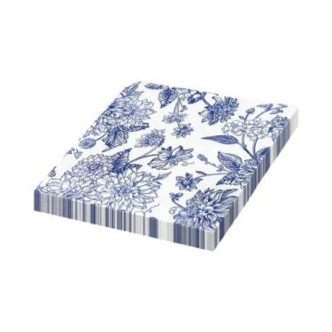 Imagem de Guardanapos De Papel Quadrados Coloridos Descartáveis Estilo Vintage C