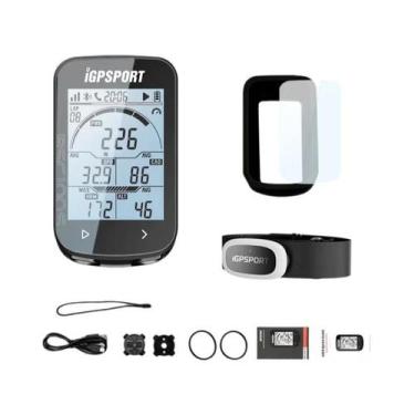 Imagem de Computador De Ciclismo Sem Fio ANT+ GPS iGPSPORT BSC100S Com Tela Gran