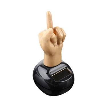 Imagem de Boneco Dançante Para Painel De Carro Marrom, Movido a Energia Solar, C