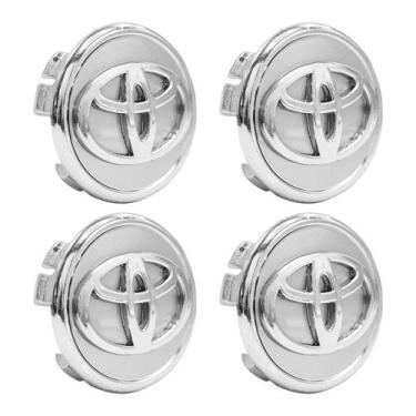 Imagem de Jogo Calotinha Meio Centro Toyota Etios Corolla Prata - DCAPS